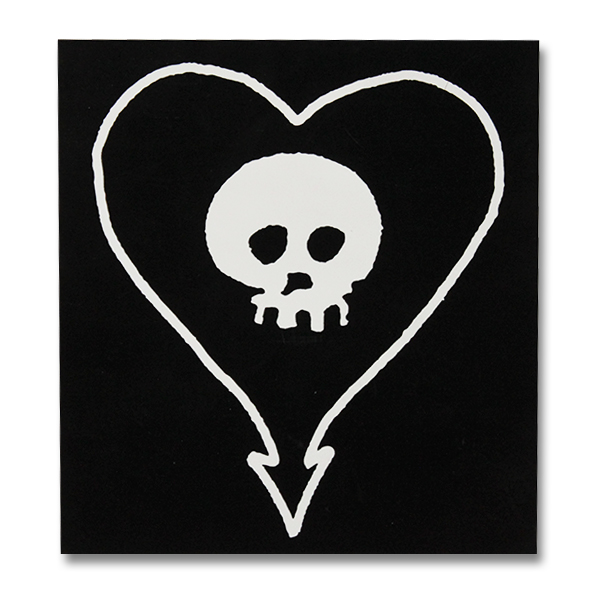 IMAGE | Heartskull Vinyl Sticker