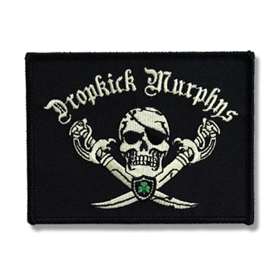 IMAGE | Jolly Roger Pirate Patch (Black)