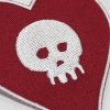 IMAGE | Embroidered Heartskull Patch - detail 2