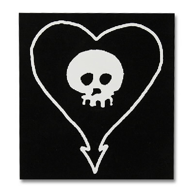 IMAGE | Heartskull Vinyl Sticker